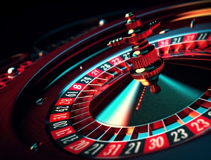 Tampilan kartu dan kontrol taruhan Tampilan kartu dan chip taruhan di layar permainan